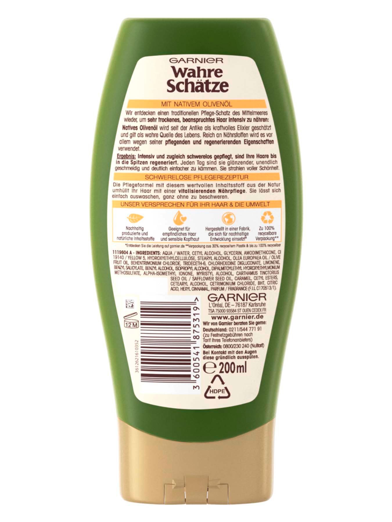 Naehrende-Spuelung-Wahre-Schaetze-Mythische-Olive-200ml-Rueckseite-Garnier-De-gross
